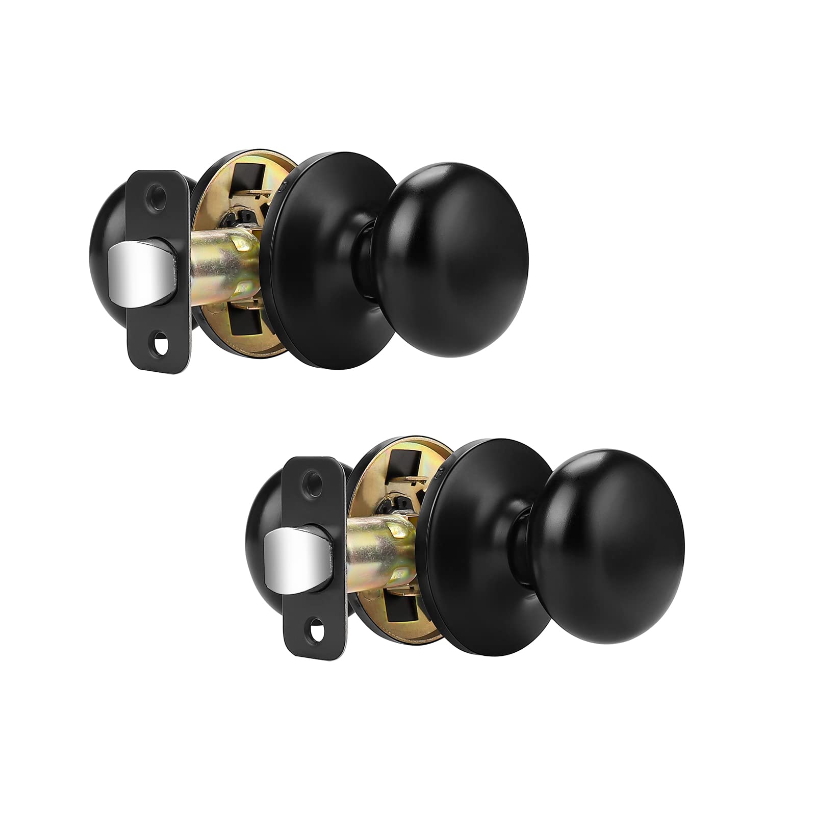 Brushed Nickel Door Knobs - Stainless Steel Interior Passage Knobs -14 Brushed Nickel Door Knobs - Stainless Steel Interior Passage Knobs -14