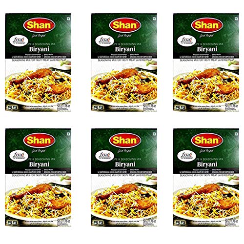 Shan Biryani Masala, 1.76 oz ℮ 50 g, 6 Pack (B08BW28ZZ7) Amazon Price History, Amazon Price Tracker