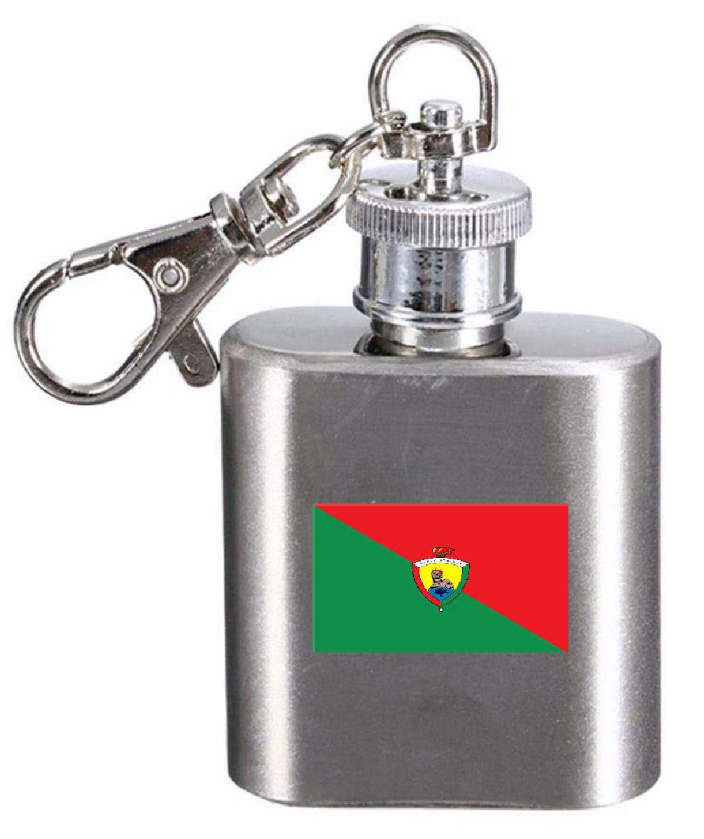 Flasque porte-clés Équateur Santo Domingo idée cadeau originale pour homme