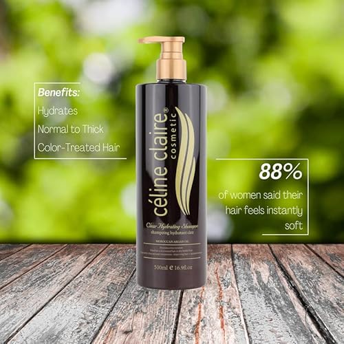 Celine Claire Hydrating Shampoo For Colored Hair | Moisturizing Keratin Shampoo, Organic Shampoo - Moisturizes Dry Hair, Prevent Breakage, Protects Hair Color From Sunshine - Paraben Free #TOP2
