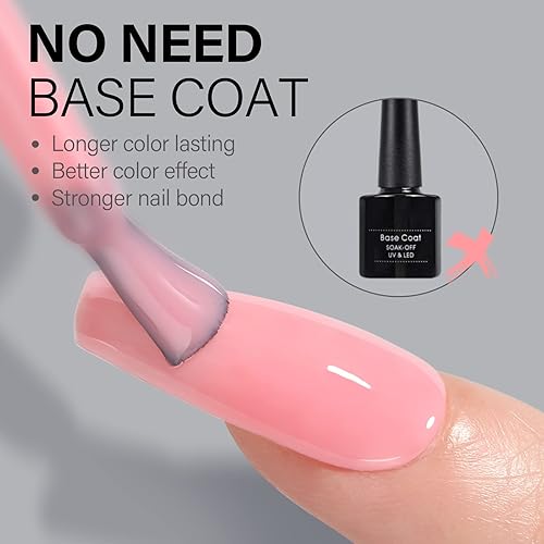 Miniatura 4 de AILLSA Puntas de uñas largas de ataúd, puntas de uñas de gel suave mate mejoradas, sin archivar, 240 puntas de gel preformadas, puntas de uñas