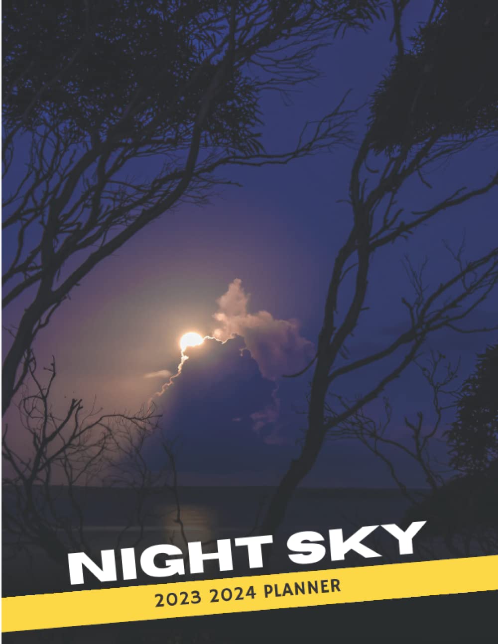 Night Sky 2023 2024 calendar Night Sky Two Years monthly planner 2023