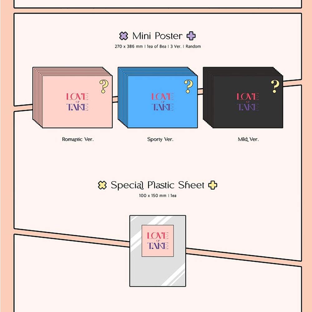 【新品未開封・まとめ売り】PENTAGON/ LOVE or TAKE（15枚） PENTAGON - 11th Mini Album 'LOVE or TAKE' (Online Cover Image) : r