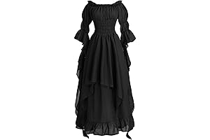 Renaissance Dress Plus Size: Victorian Dress Renaissance Costume Women Gothic Witch Dress Medieval Wedding Dress