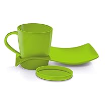 Milton Coffee and Cookies Melamine Server Set of 3, Green