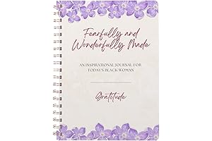 D3 Collections Fearfully and Wonderfully Made Inspirational Gratitude Journal for Black Women