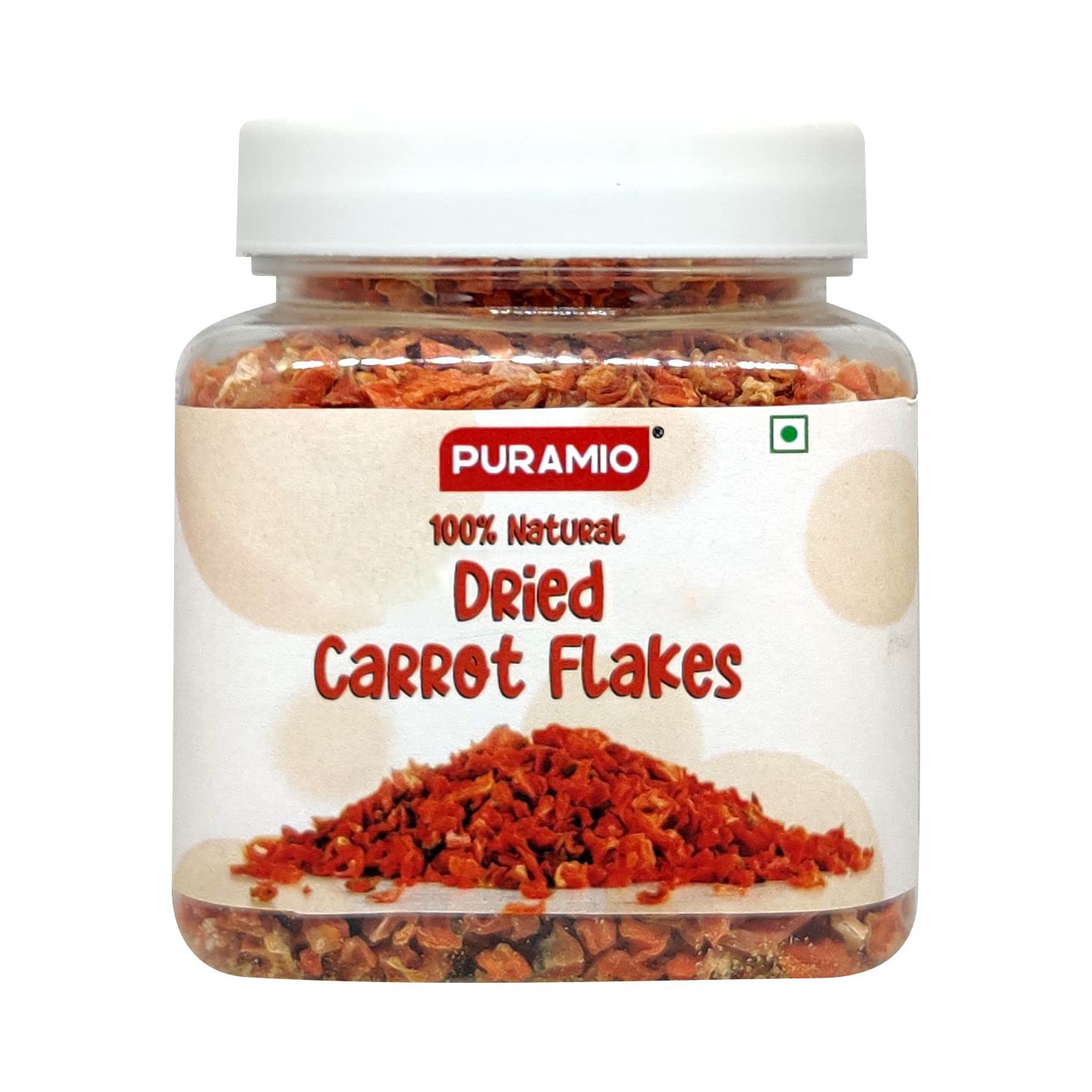 Puramio 100% Natural Dried Carrot Flakes, 100g (B09KCCR9DQ) Amazon Price History, Amazon Price Tracker