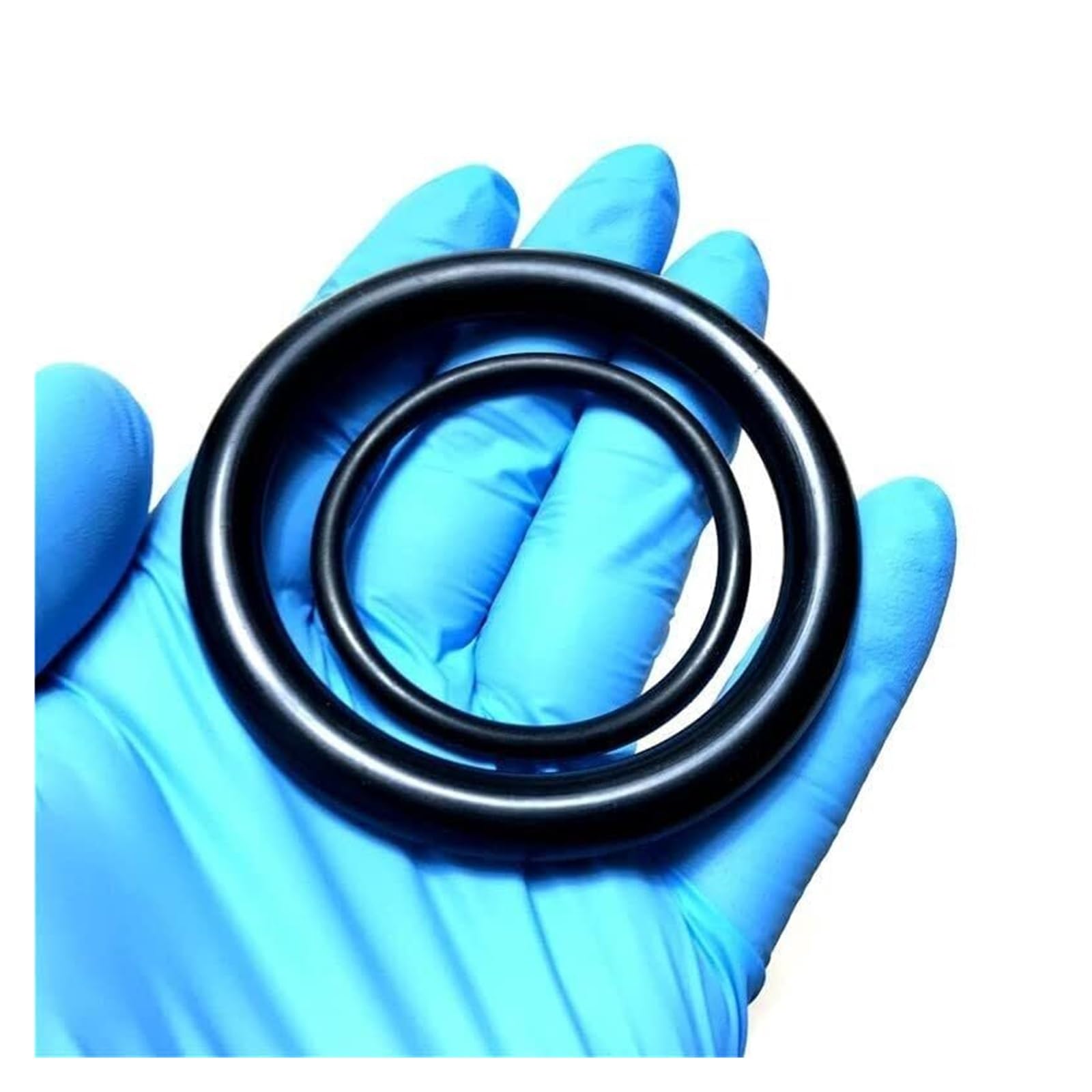 O-Ring Drahtdurchmesser 4 mm, schwarze Nitril-NBR-Gummi-Dichtungs-O-Ringe, Nitril-Gummi-O-Ringe(5PCS OD385 CSCS4mm)