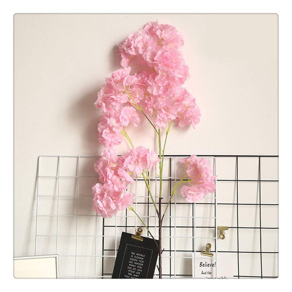 Disposizione di Fiori di Ciliegio Fiore Artificiale Bouquet di Fiori di Pesco Bouquet da Sposa Arco da Sposa Decorazioni per Fondali Strada da Parete Fiore 96cm