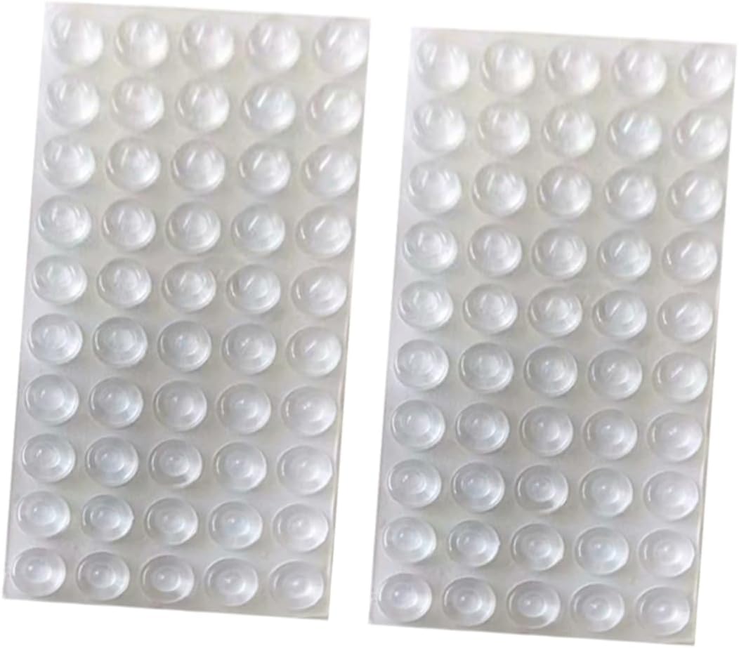 100pcs Silicone Furniture Accessories Self Adhesive Mute Crash Pad Cabinet Door Bumper Strip