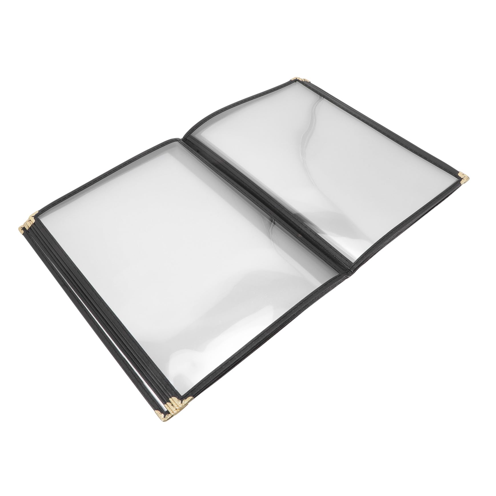 de Menú PVC Transparente Resistente al Agua y Aceite Carpeta Portamenús Reutilizable para Restaurantes Marcado para