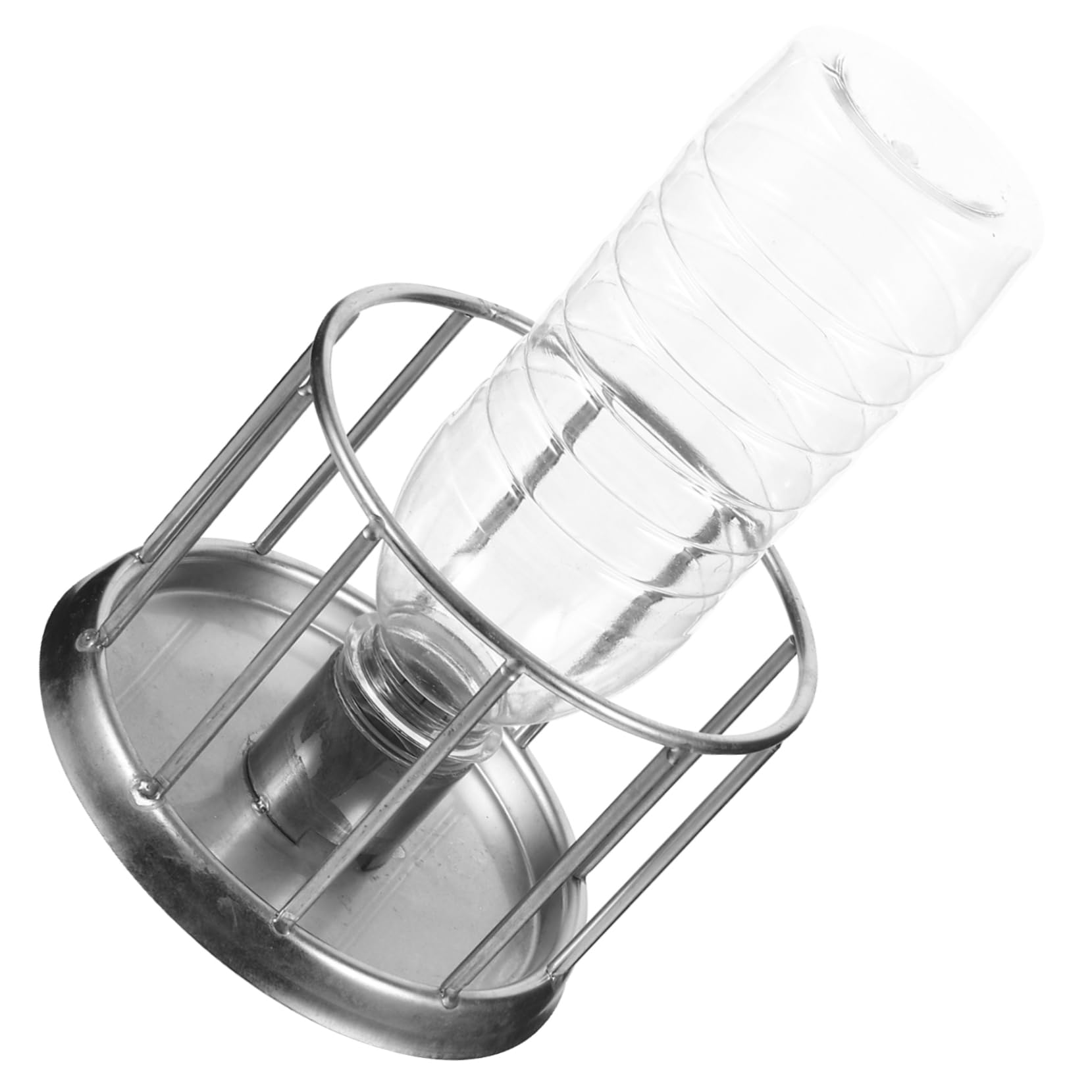Kisangel 5piezas Bebedero Mini Inoxidable para Reptiles y Tortugas Dispensador Multifuncional De Agua y Comida Plato Antideslizante para Terrarios y