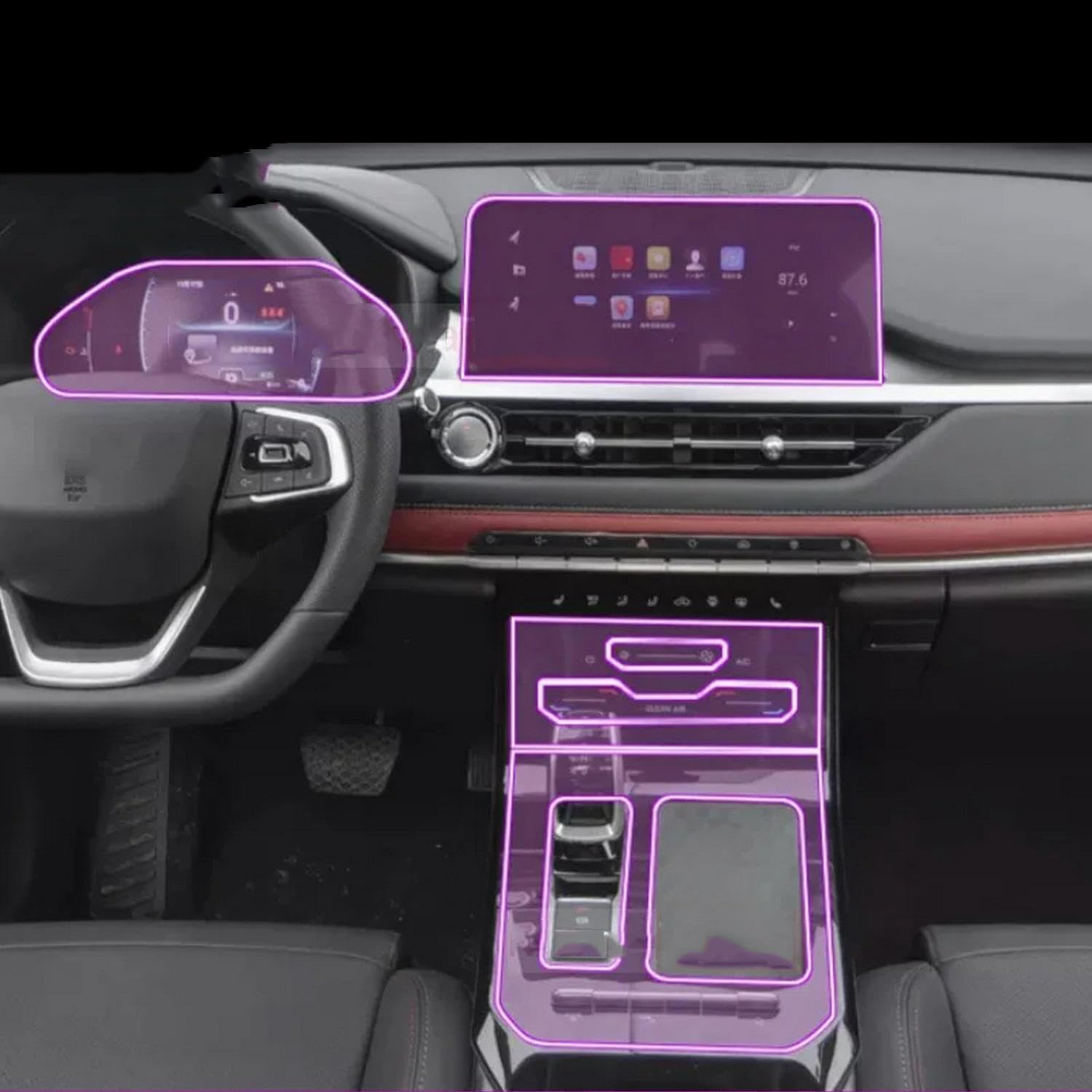 Film protection écran Chery Tiggo 7 Pro 2023 pour voyages