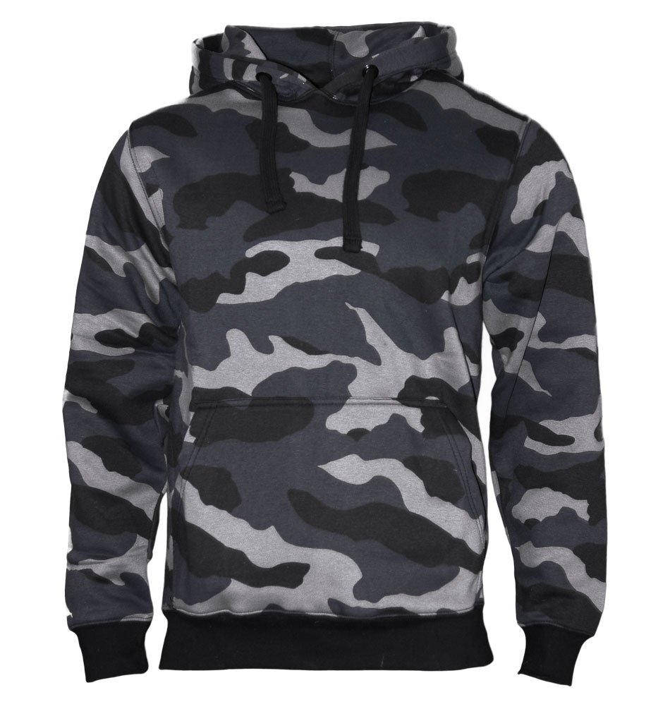 ROCK-IT Apparel® Sweat a Capuche Homme Worker Hoodie Sweatshirt Pullover Hoody Taille S-5XL qualité 330g et très Doux Couleur Noir Camouflage blu Rosso Grigio