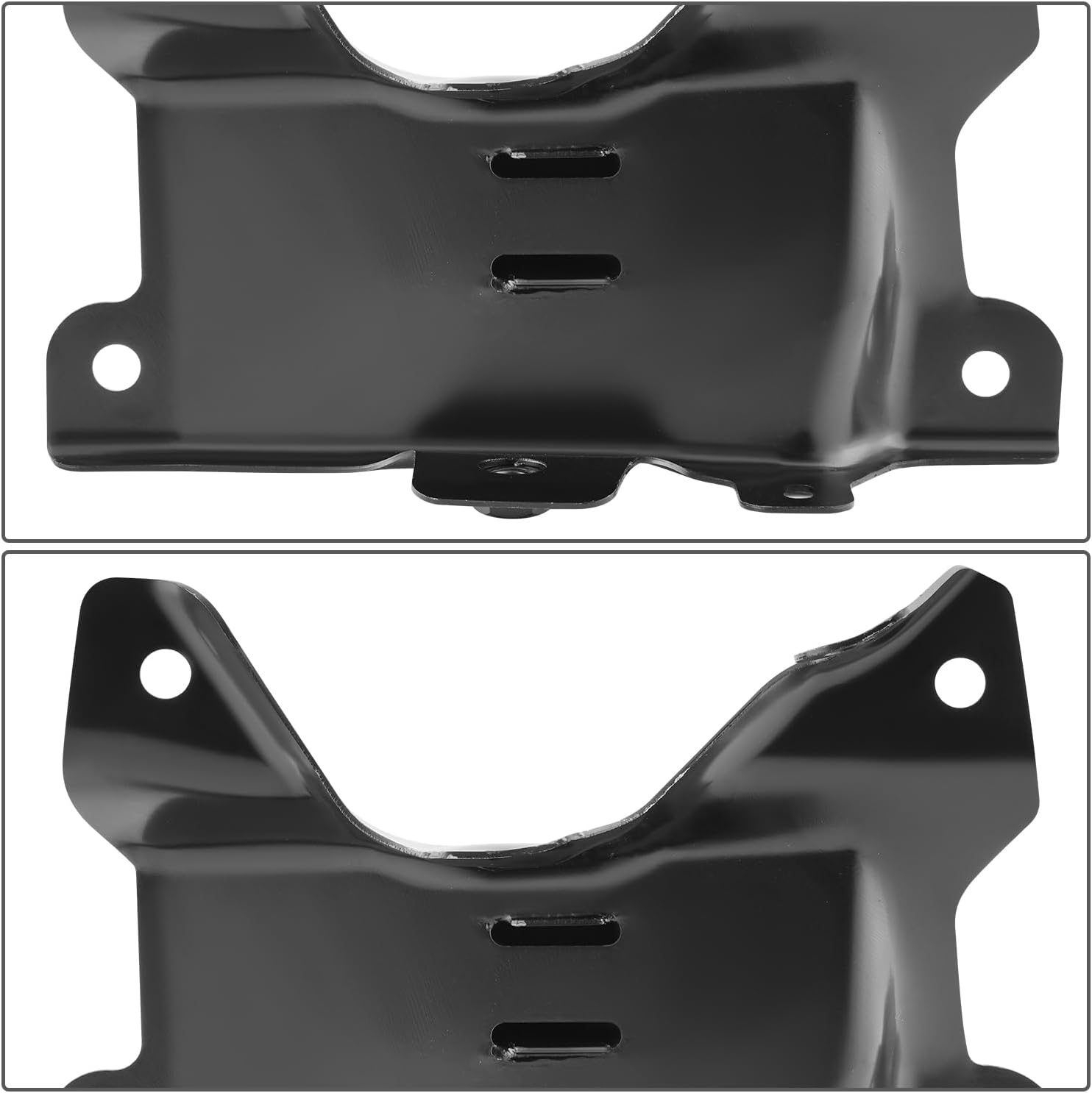 Factory Style Black Steel Front Left Driver Side Outer Bumper Cover Support Bracket Compatible with 07-13 Chevy Silverado 1500