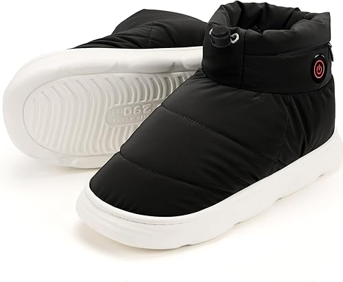 Heated Slippers Men Women Non-Slip Wireless Foot Warmers Heating Thermal Shoes with 5000mAh Rechargeable Battery Keep Feet Warm for Women Men Office disponible en Yaxa Costa Rica