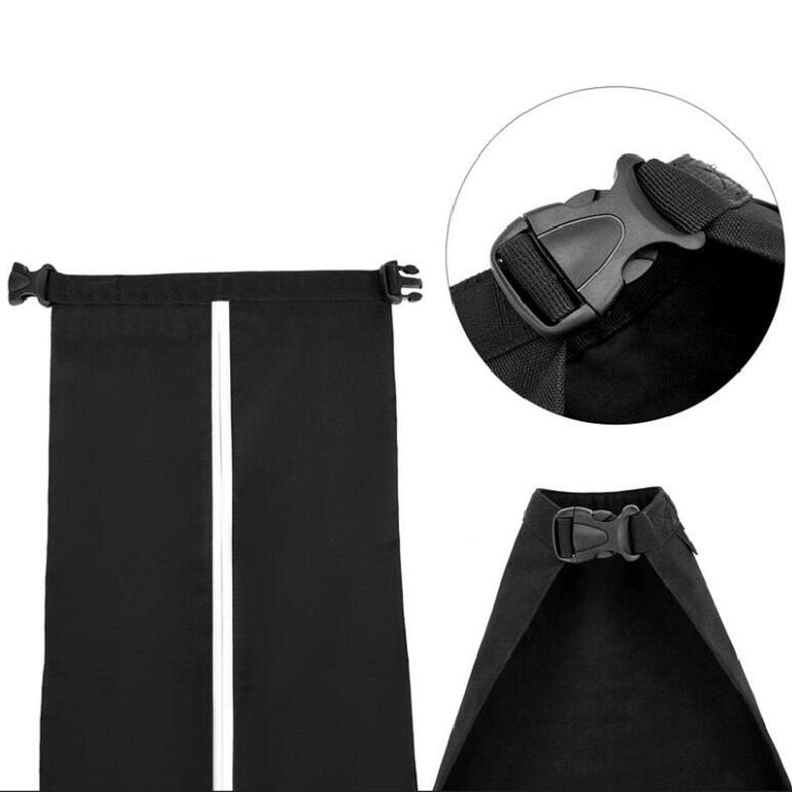 Sac De Transport Pour Snowboard à Roulettes - Nylon 600D Imperméable - Longueur 194 Cm - Bretelles Réglables - Protection Bord Et Surface