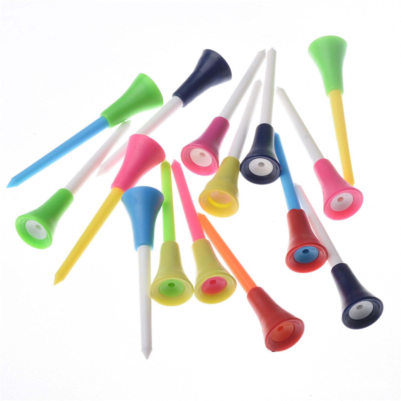 XUZHID Golf Tees?30Pcs Standard Golfs Tees Golfs Tees for Long Distances Hitting Golfs Base Low Resistance Golfs Tees Set