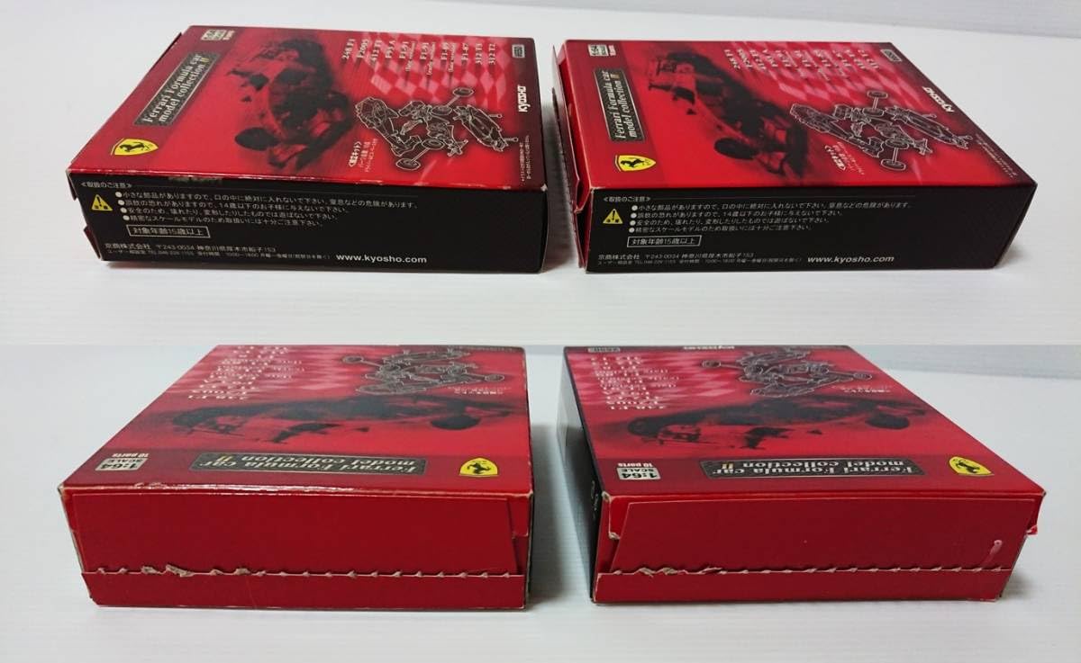 京商 1/64 フェラーリ フォーミュラカーシリーズ2 フルコンプ 未組立て Ferrari Formula Car Model Collection 2 -製品情報-