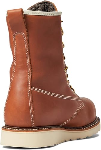 Miniatura 5 de Thorogood American Heritage Botas de trabajo impermeables con punta compuesta de 8 pulgadas para hombre, hechas de cuero de primera calidad con