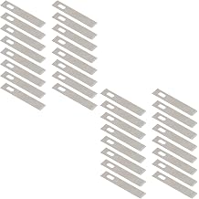 100pcs Craft Knife Replacement Blades, Steel Flat Standard Cut