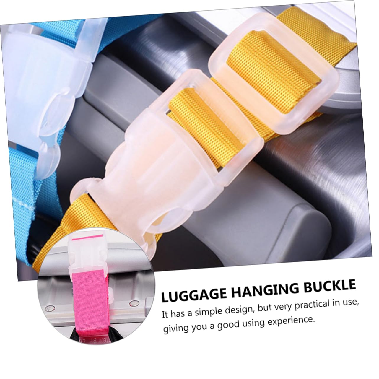 3 Set Cinghie Regolabili Per Valigia Con Fibbia Pratica E Leggera Per Viaggi E Sicurezza Luggage Belt Multi 5 Pezzi*3