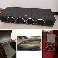 Vista 6 de Flushbay Alfombra gris para cubierta de caja de altavoces, 39.37 x 39.37 pulgadas, tapete de fieltro multiusos resistente a las manchas