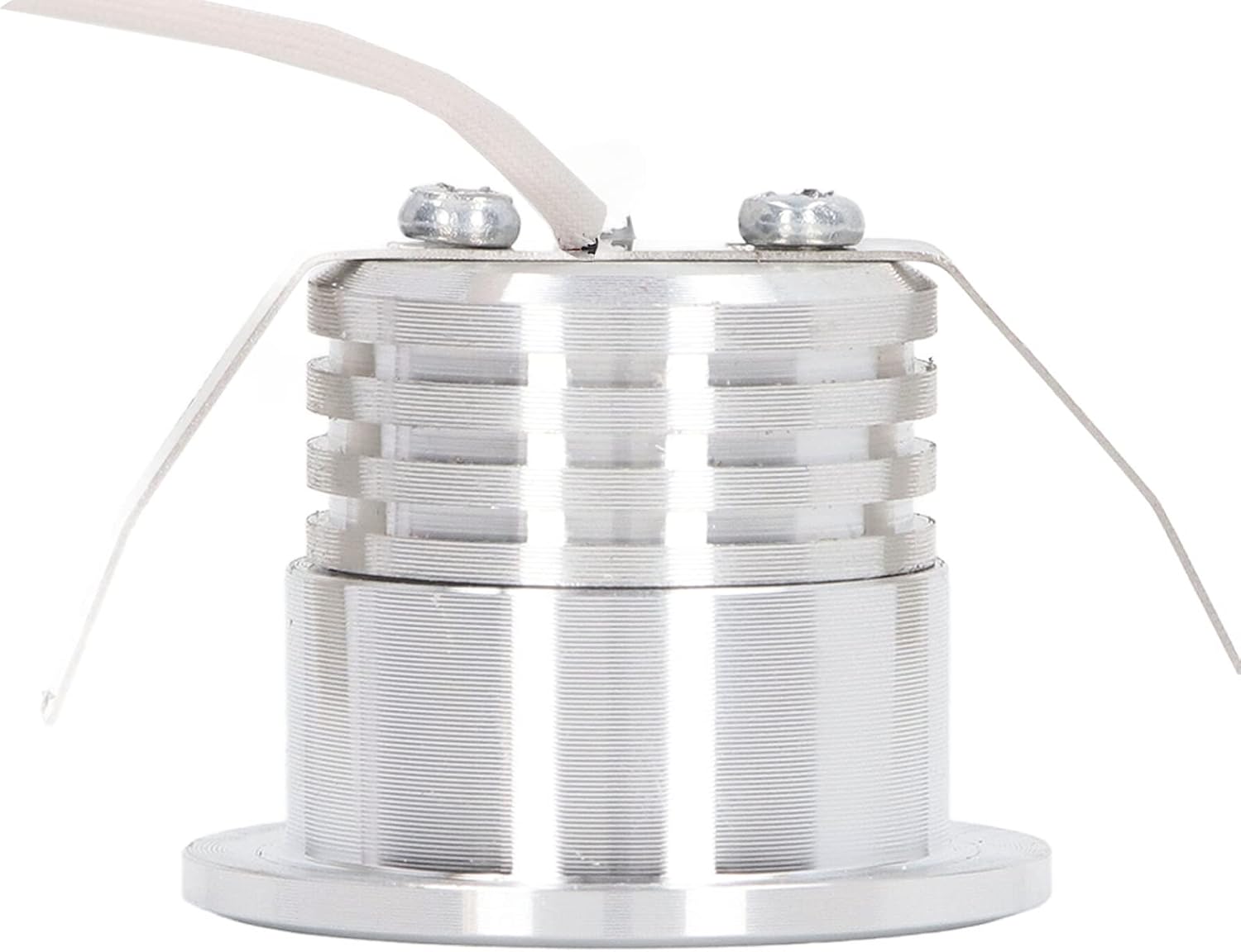 Mini Recessed Spotlight, LED Ceiling Light with Aluminum Body and Soft Light, for Indoor Ceiling Mall Bathroom Cabinet Display (Warm White 3000K)