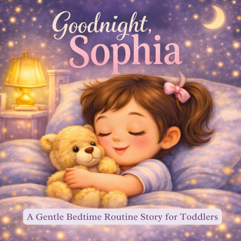 Goodnight, Sophia: A Personalized Bedtime Story for Toddlers – A Gentle Goodnight Routine Book for Baby Girls Named Sophia (Three Hearts Personalized Book Series (SOPHIA))
