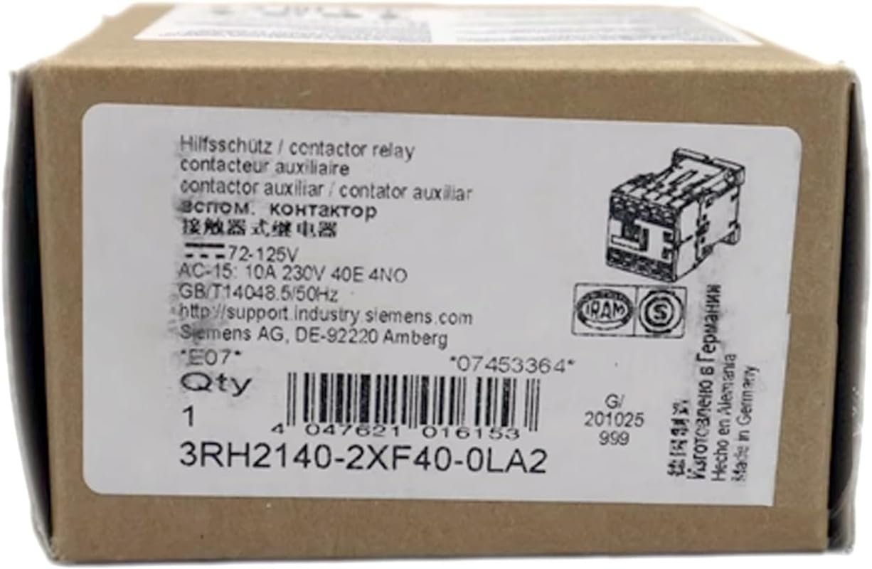 3RH2140-2XF40-0LA2 Neuf et scellé dans une boîte 3RH21402XF400LA2