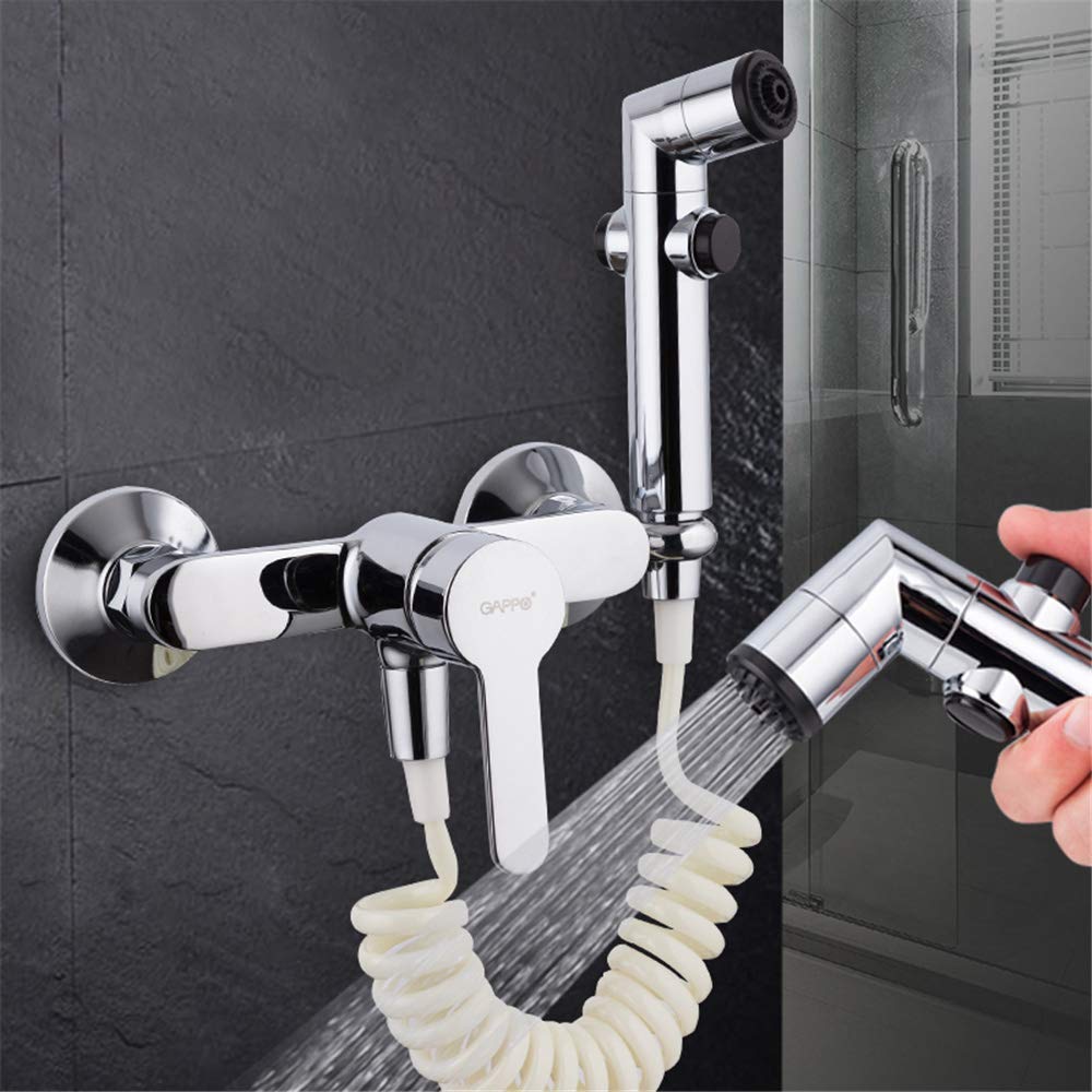 Woda kranowa Wanna Prysznicowa Bateria bidetowa Pojedynczy prysznic z zimną wodą Deska sedesowa Bidet Łazienka Opryskiwacz do toalety Bidet Bateria łazienkowa