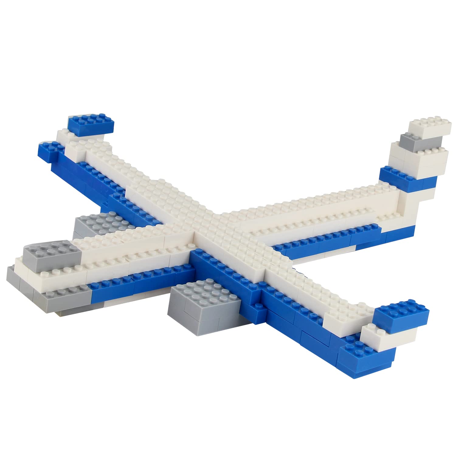 Snapklik.com : Feleph Basic Parts 320 Pieces 2x4 Blue Bricks Building ...