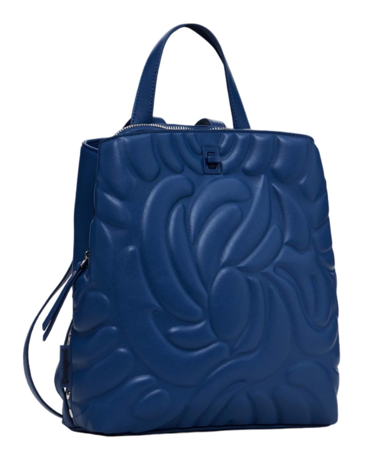 Desigual Women's Accessories - Mochila de poliuretano (tamaño pequeño), azul, Einheitsgröße