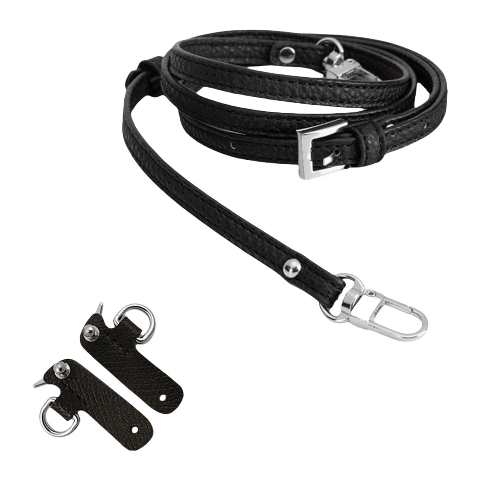 Purse Strap Handbag Shoulder Strap for Shoulder Handbags Small Bag Briefcase Black Silver Buckle|Handbag Accessories-image-48