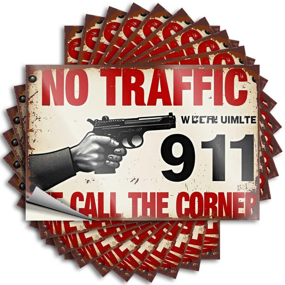 Decal Beer Vinyl Sticker | 911: When Traffic Laws Don't Apply, We Call The Shots Coffee for Spring Use(12X18CM)