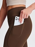 Vista 22 de Yogipace - Pantalones de yoga con bolsillos laterales para mujer, de 25/27/29/31/33/35/37 pulgadas, para descansar y para entrenamiento Negro