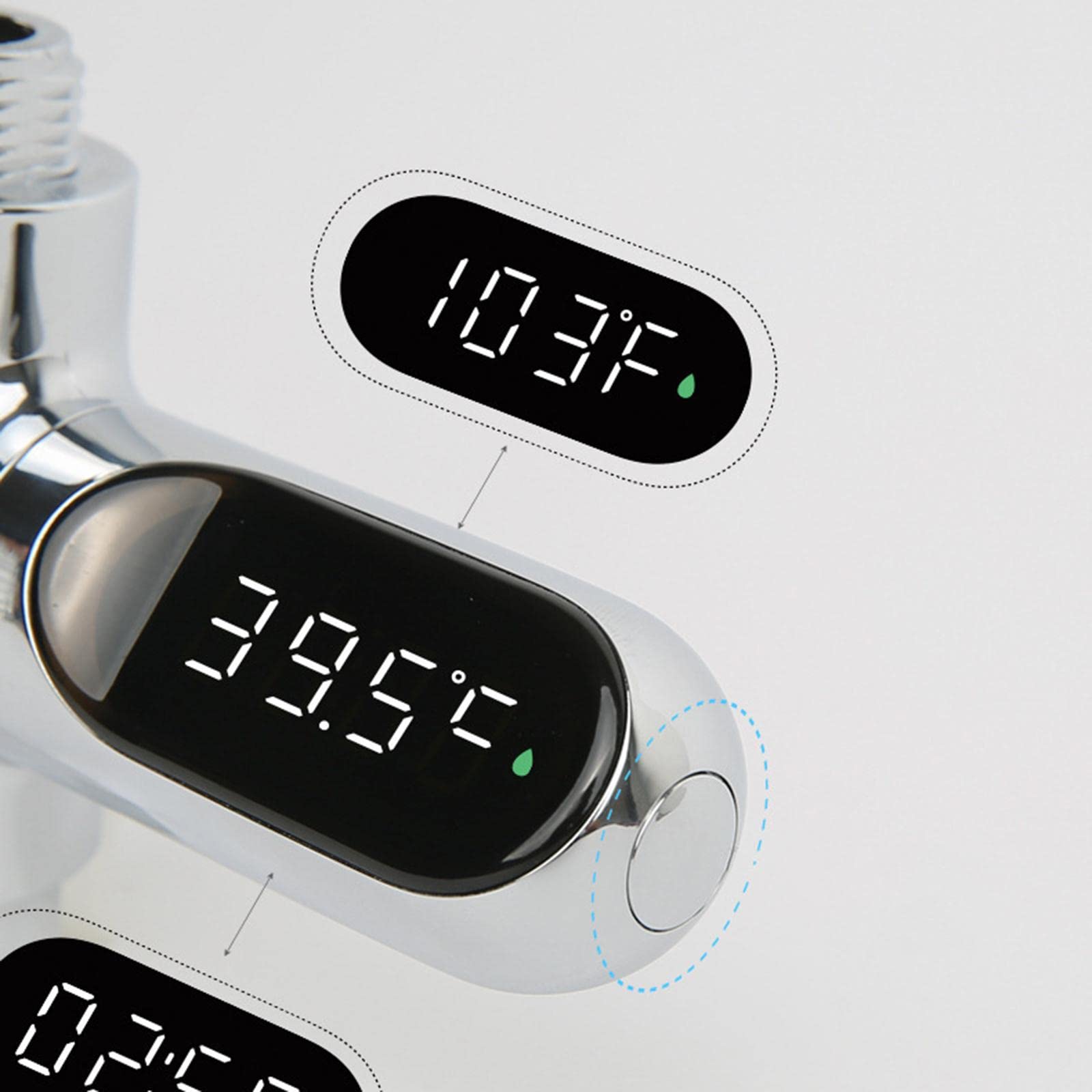 Digitale Duschtemperatur-Wasserdusche, Baby-Badewasser-Messtemperaturmesser