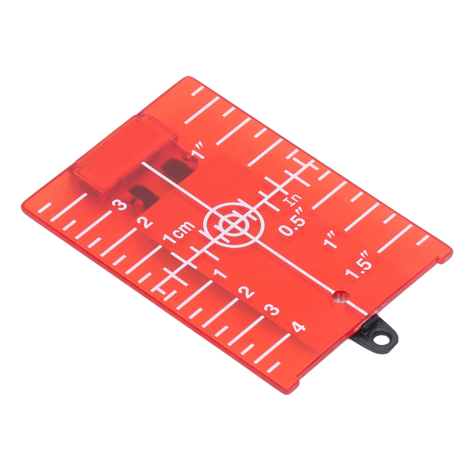 ANKROYU Lasers Target, Plastic Lasers Leveling Target with Bracket Inch Metric Scale, Magnetic Lasers Target Plate, Magnetic Floor Lasers Target for Beam Lasers Levels(red)