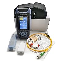Vista 6 de Mini-Pro 1310/1550nm SM OTDR Mult-Función Probador Integrado OPM/OLS / RJ45 Prueba/Prueba VFL Rango 5m-60Km Rango Dinámico 24dB/22dB Conector