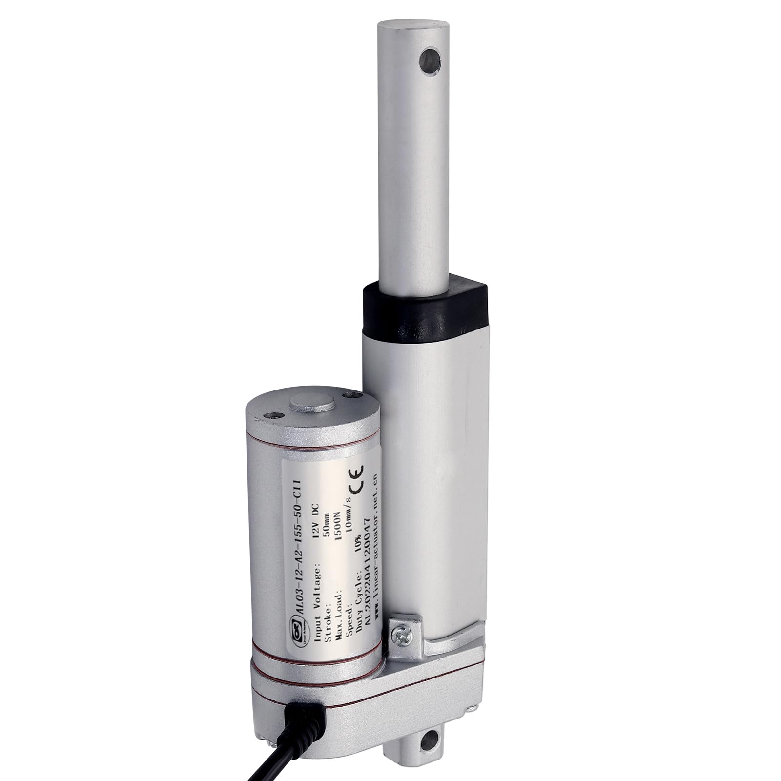 1500N 50mm 10mm/s Actuador Lineal Motor DC 12V Motor Resistente Para Auto RV Abridor de Puerta Eléctrico Maquinaria Agrícola Industrial Ventana Embarcaciones