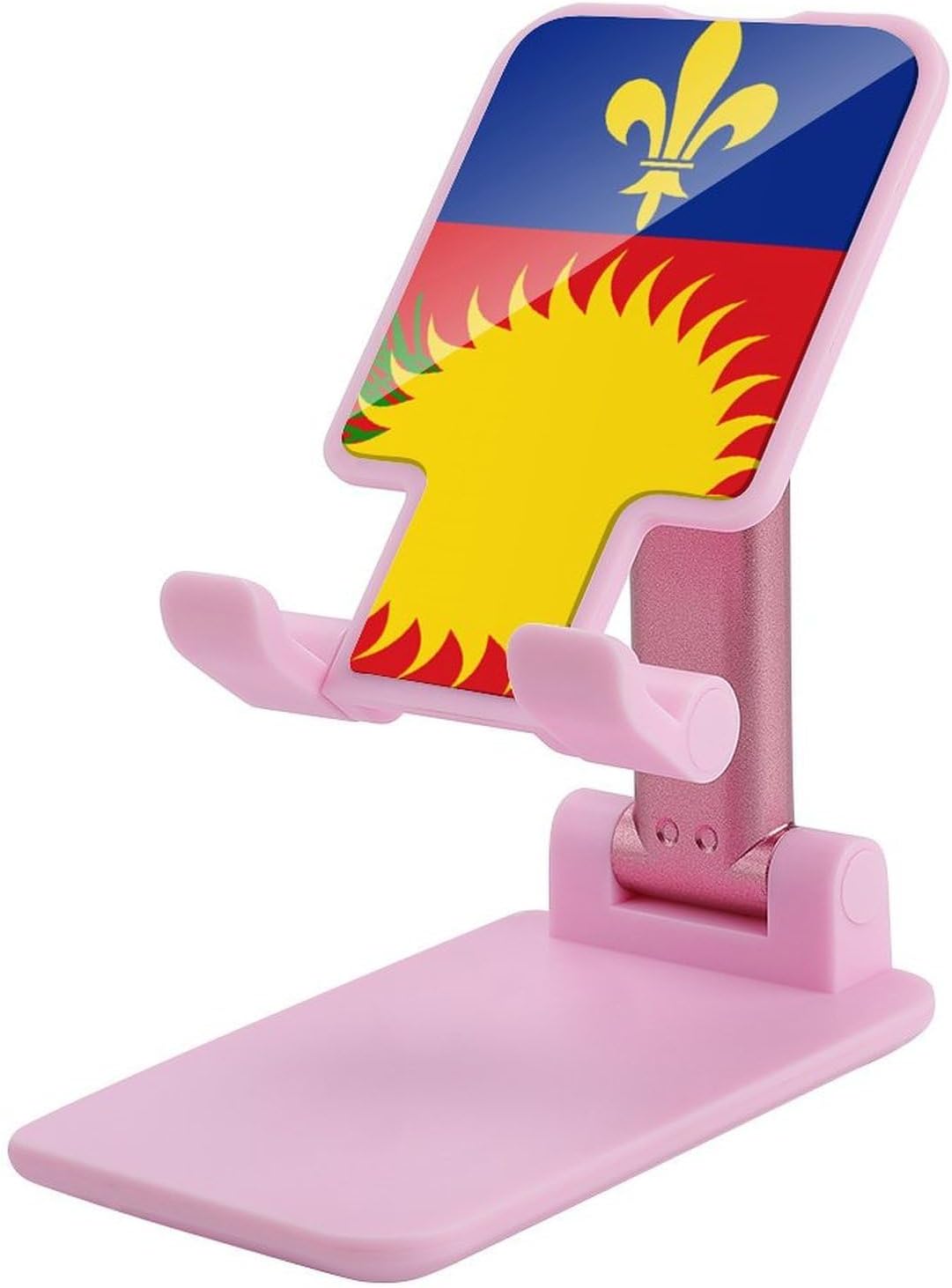 Guadeloupe Flag Novelty Cell Phone Stand Lightweight Phones Holder