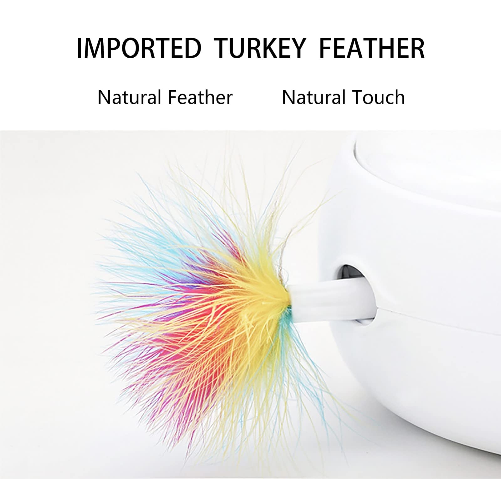 LETIAN Jouet Chat Intelligent, Jouets De Balle Chat Électrique pour Chats/Chaton D'intérieur, Jouet Chat Interactif, Jouet Électrique pour Chat, Chat Jouets Educatifs Formation A