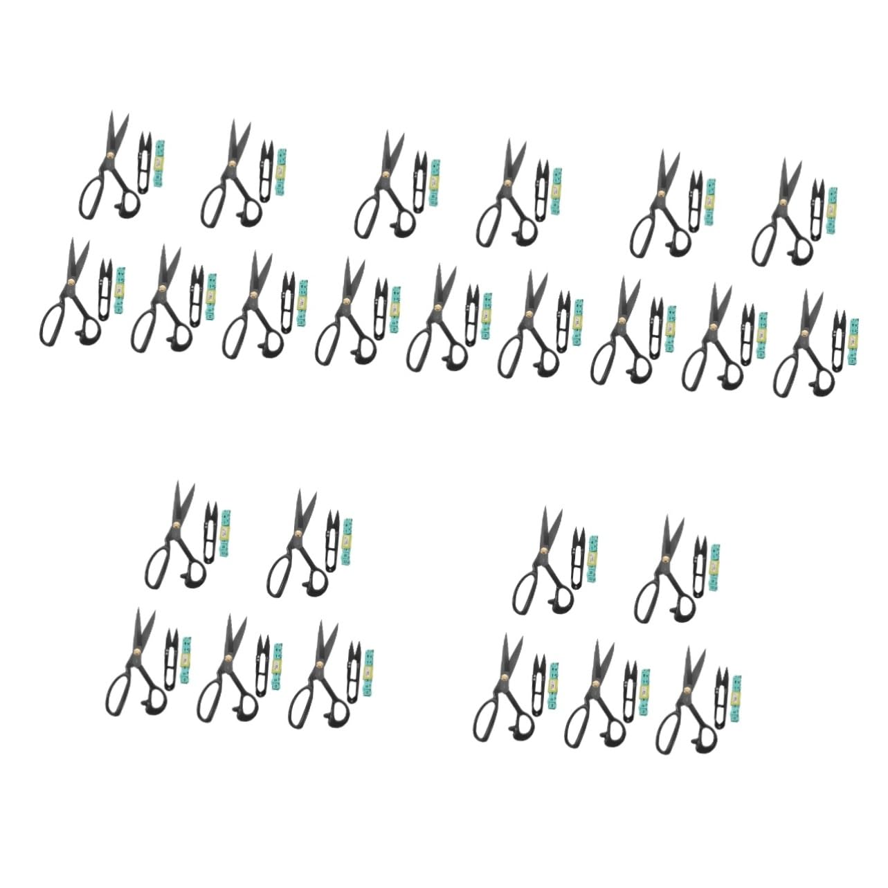 5 Set Forbici da Sarto Forbici affilate cesoie da Cucito Resistenti Forbici for Tessuto Forbici da Taglio for Ufficio Forbici giganti Forbici da Sartoria for Stoffa Coles Vecchio Stile