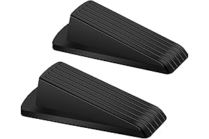 Door Stoppers 2 Pack Door Stop Security Wedge Heavy Duty Rubber