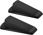 Door Stoppers, 2 Pack Premium Rubber Door Stoppers for Bottom of Door Security Rubber, Door Stopper Wedge for Carpet Heavy Duty Door