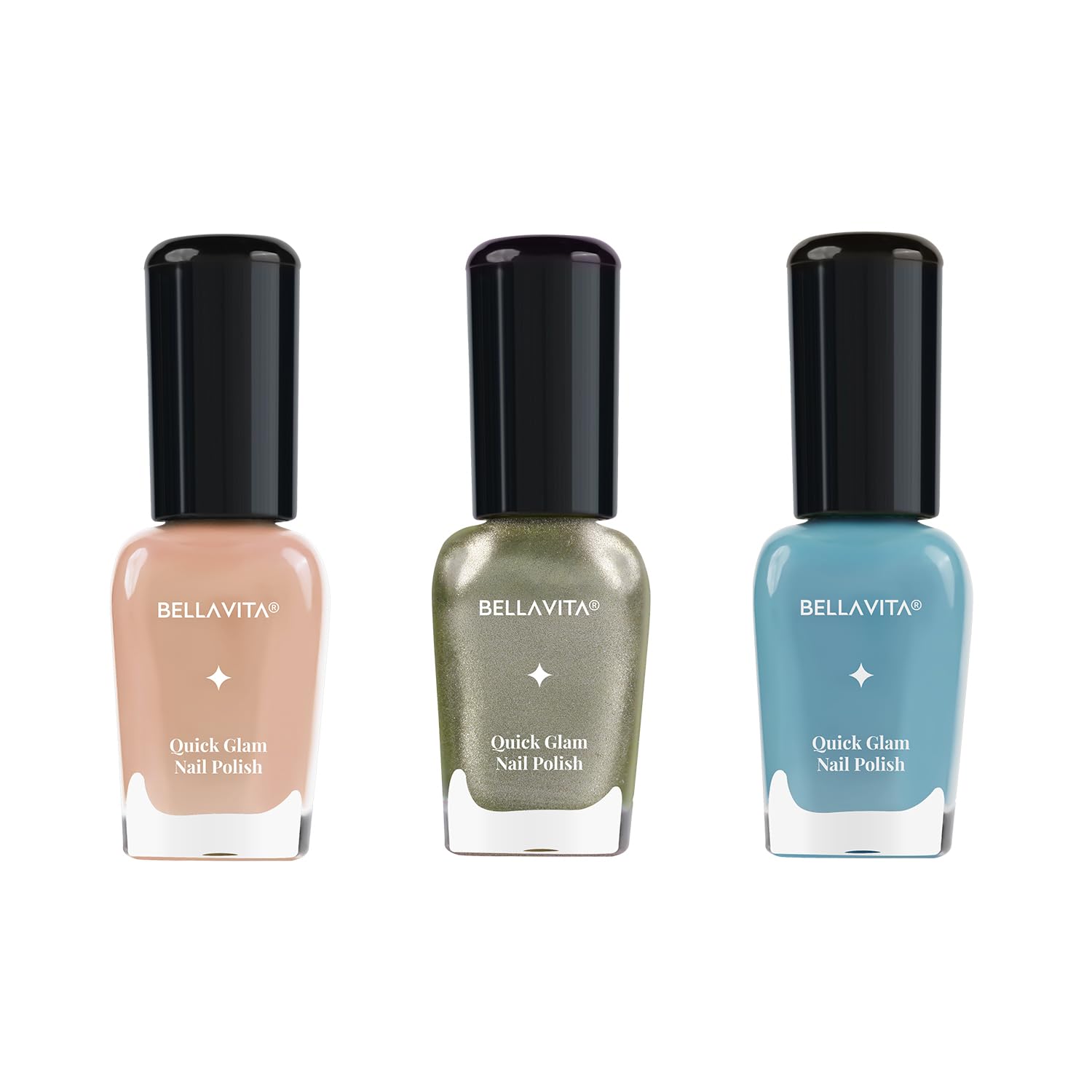 BELLAVITA Glossy Finish Nail Polish Combo Pack Of 3 For Women | Vibrant Color Lustrous Shine Long Lasting | Chip Free Fast Dry Formula | Smooth Application| Nail Paints For Women| 3X10Ml-image-16