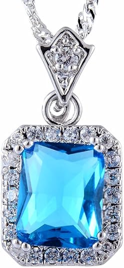 Rizilia Round Améthyste Simulée And Zircone Blanche 18K Or Blanc Plaqué