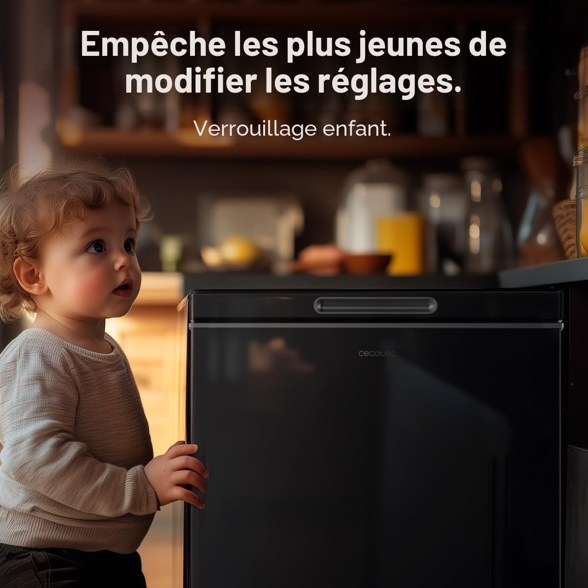 Cecotec Bolero CoolMarket Chest 99 Black Congélateur Coffre 99 L Convertible Réfrigérateur Classe Énergétique E Fast Freezing