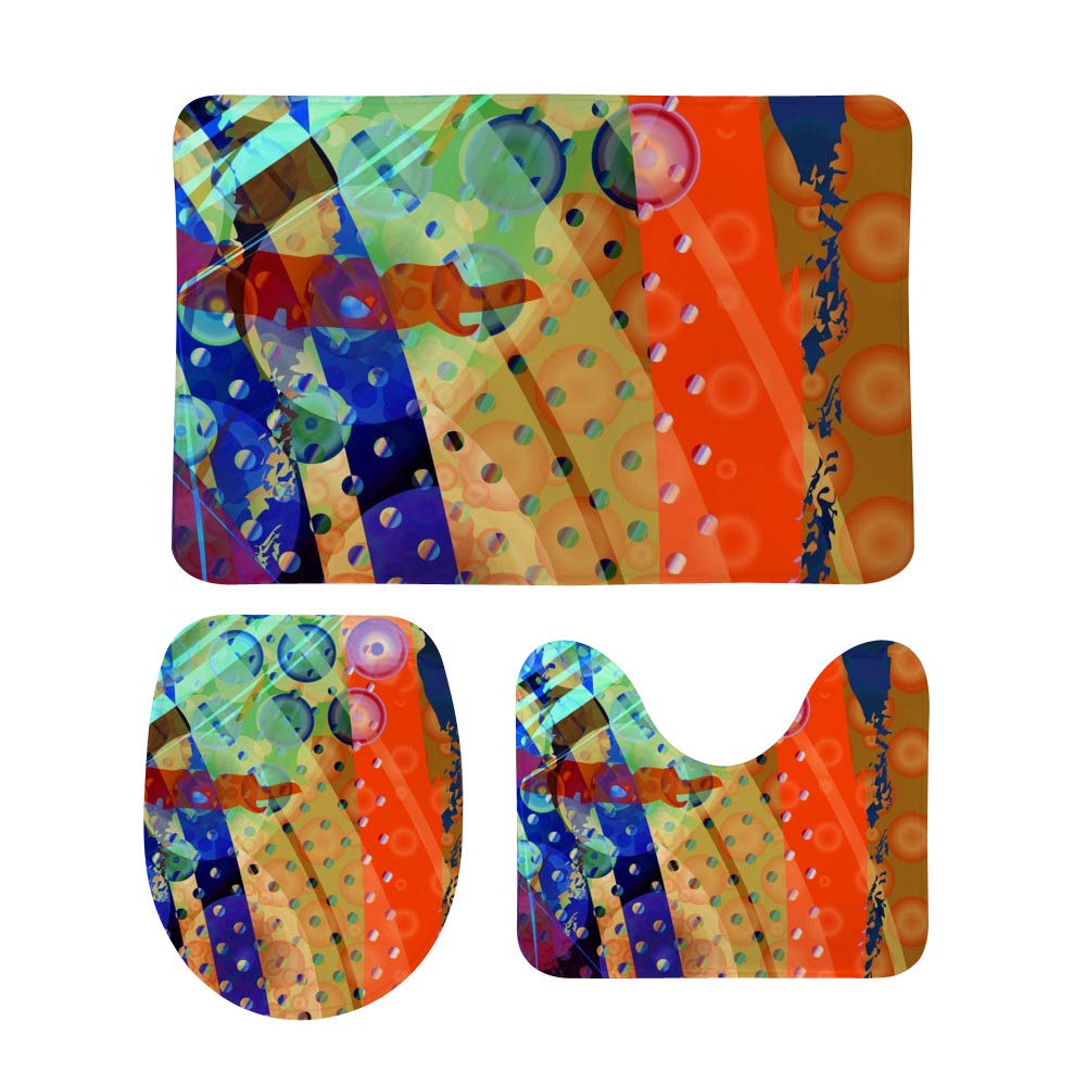 Tapis de bain antidérapants lot de 3 pour intérieur et extérieur cuisine