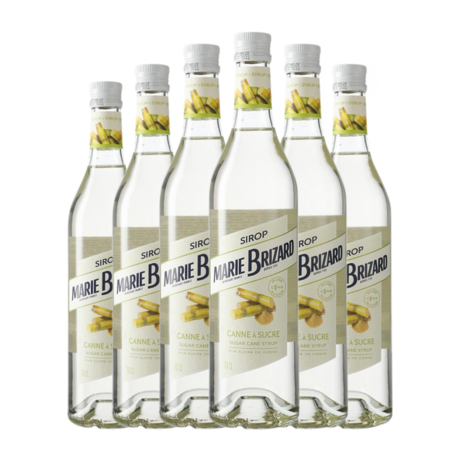 Licores Marie Brizard Caña de Azúcar 70 cl (Caja de 6 Botellas de 70 cl)